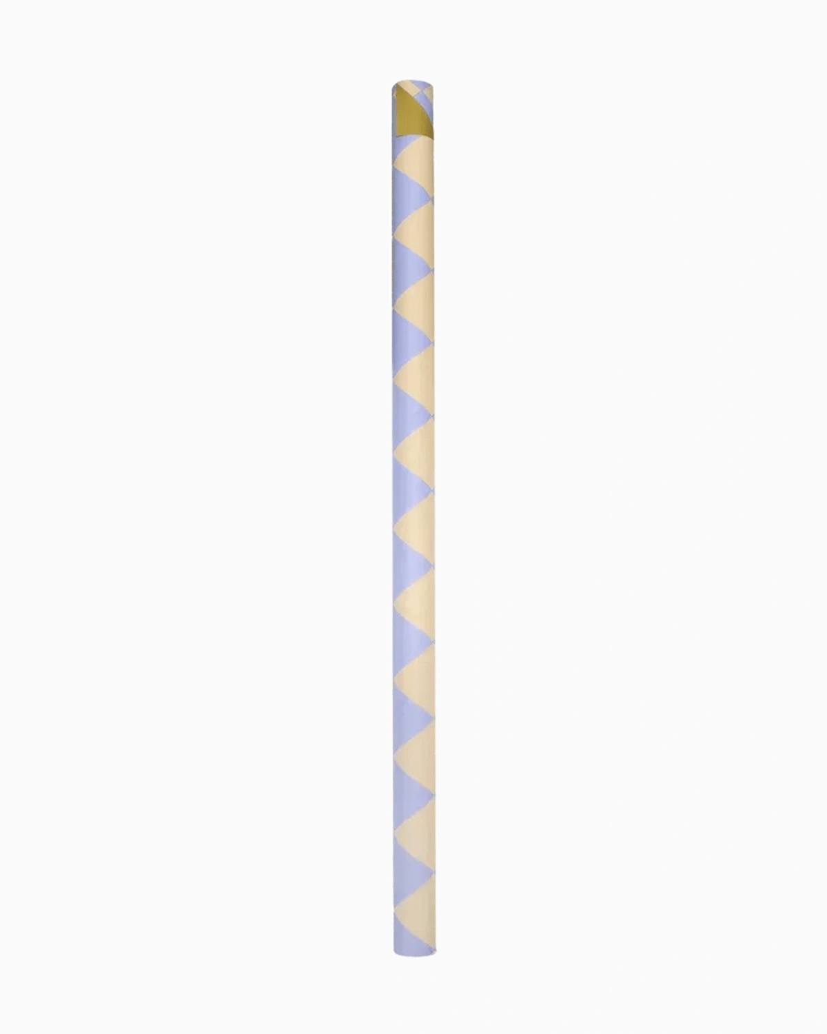 Kado Design - Geschenkpapier - Rolle • Kariert Hellblau/Buttergelb - Geschenkverpackung - ROSA ECK
