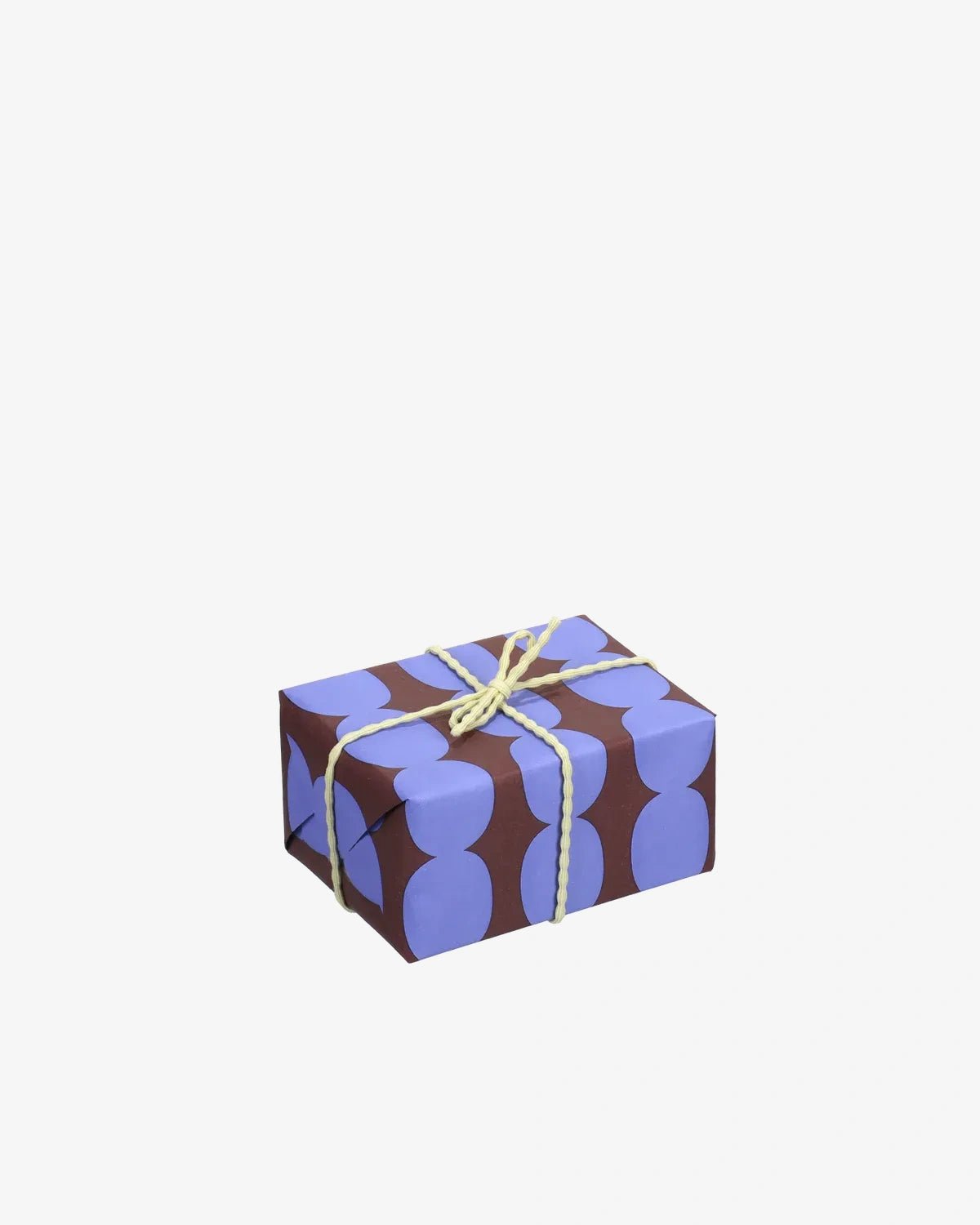 Kado Design - Geschenkpapier - Rolle • Pebbles Blau/Dunkellila - ROSA ECK