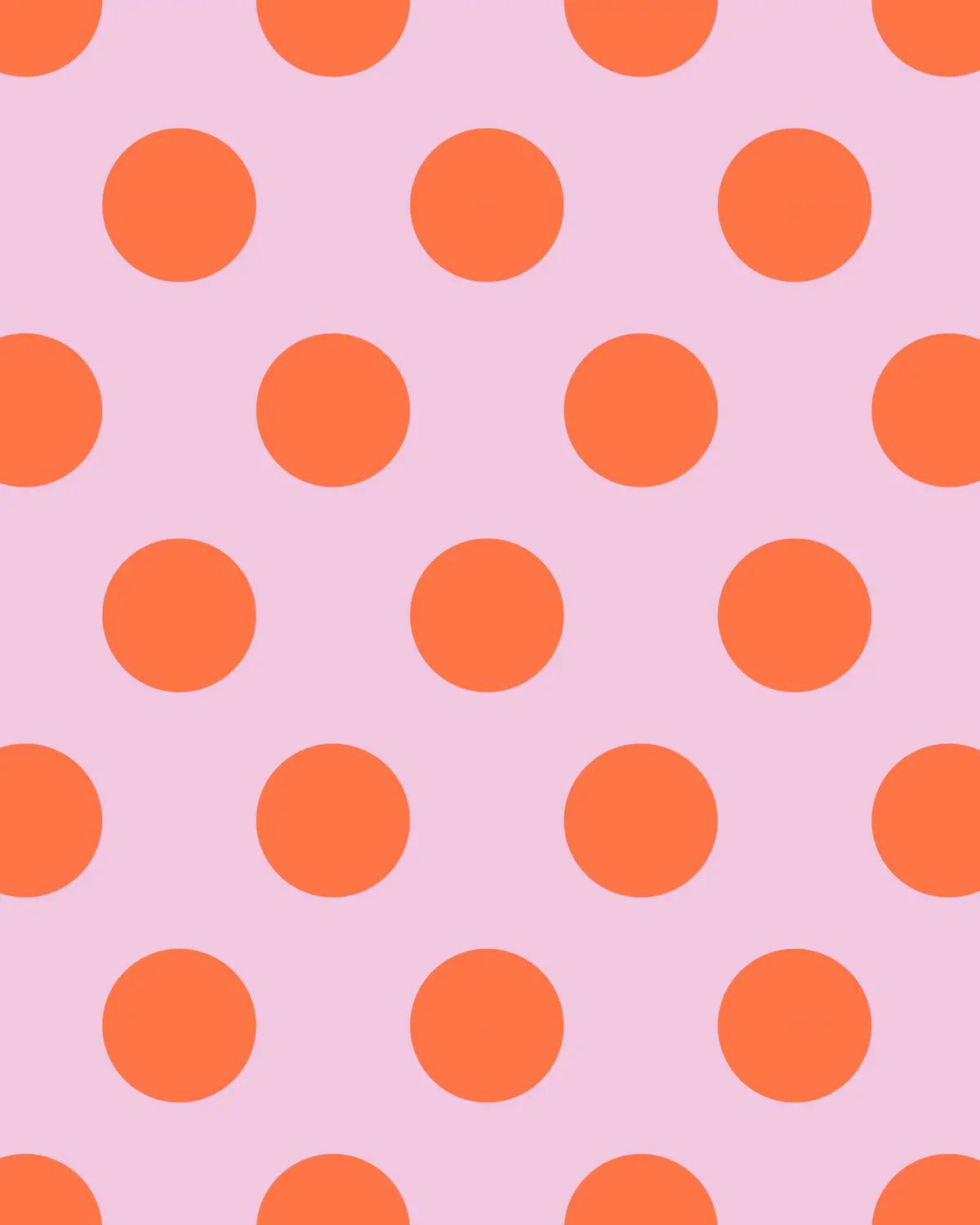 Kado Design - Geschenkpapier - Rolle • Pink/Orange gepunktet - ROSA ECK