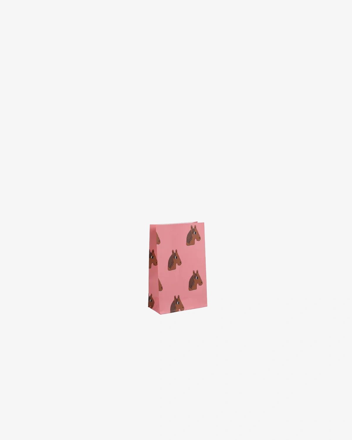 Kado Design - Geschenktüte mit Boden • Pferde (Charlotte Janvier) - ROSA ECK