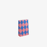 Kado Design - Geschenktüte mit Boden • Zirkus Pink/Blau/Rot - ROSA ECK