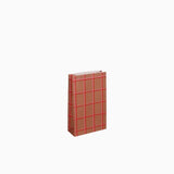 Kado Design - Geschenktüte mit Boden • Braun/Rosa/Rot - Geschenkverpackung - ROSA ECK