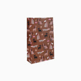 Kado Design - Geschenktüte mit Boden • Dogs (by Anna Katharina) - Geschenkverpackung - ROSA ECK