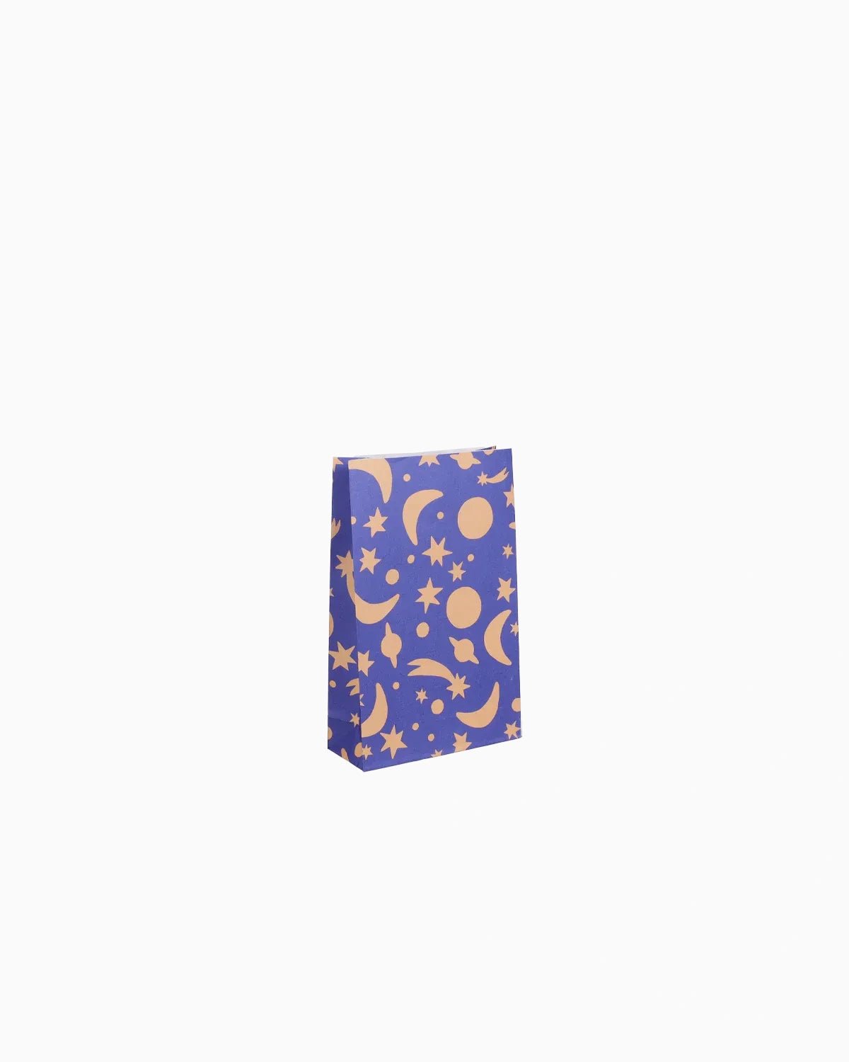 Kado Design - Geschenktüte mit Boden • Sonne, Mond & Sterne - Geschenkverpackung - ROSA ECK