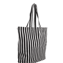 Kado Design - Gestreifte Tragetasche | black - ROSA ECK Concept Store