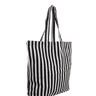 Kado Design - Gestreifte Tragetasche | black - ROSA ECK Concept Store