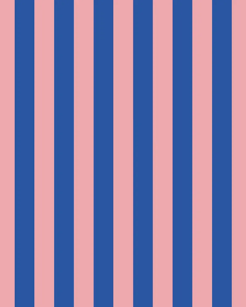 Kado Design - Gestreifte Tragetasche | cobalt + litchi - ROSA ECK Concept Store