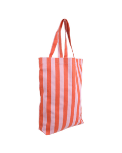 Kado Design - Gestreifte Tragetasche | dolce pink + arancia orange - ROSA ECK Concept Store