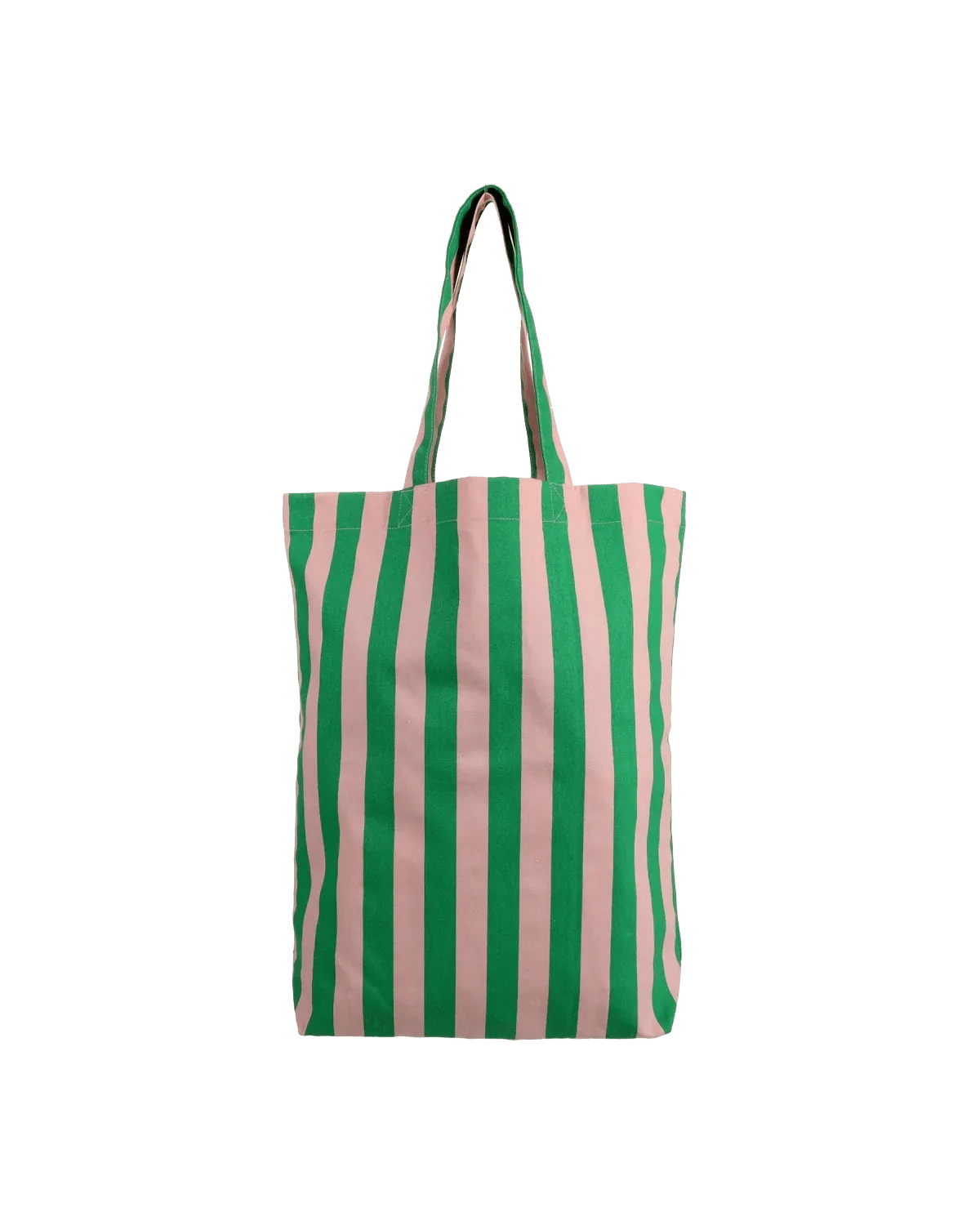 Kado Design - Gestreifte Tragetasche | grass green + soft pink - ROSA ECK Concept Store