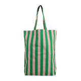 Kado Design - Gestreifte Tragetasche | grass green + soft pink - ROSA ECK Concept Store