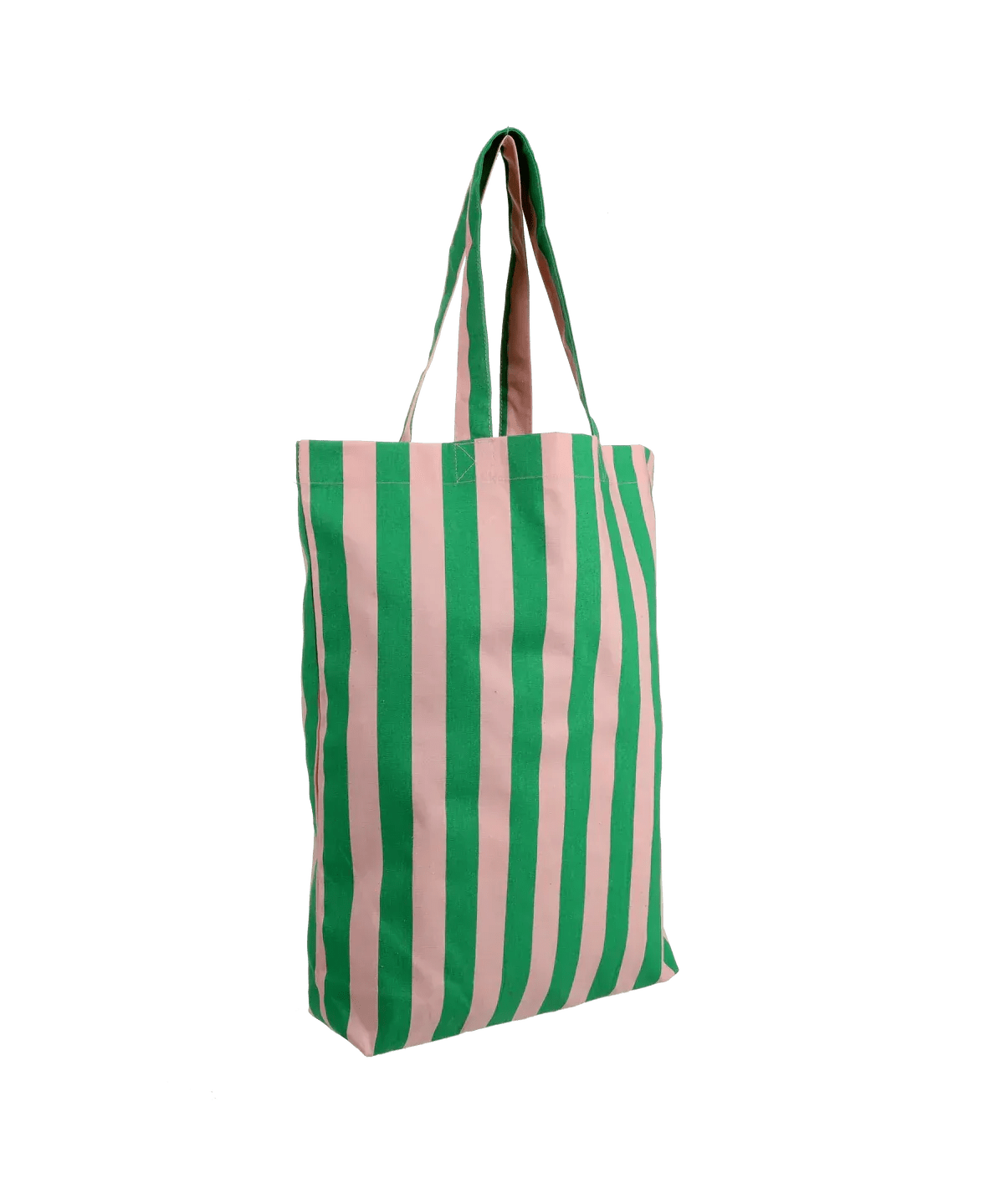 Kado Design - Gestreifte Tragetasche | grass green + soft pink - ROSA ECK Concept Store