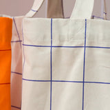 Kado Design - Gestreifte Tragetasche | grid + athletic latte - ROSA ECK Concept Store