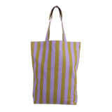 Kado Design - Gestreifte Tragetasche | jangle purple + mustard - ROSA ECK Concept Store