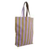 Kado Design - Gestreifte Tragetasche | jangle purple + mustard - ROSA ECK Concept Store