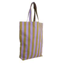Kado Design - Gestreifte Tragetasche | jangle purple + mustard - ROSA ECK Concept Store