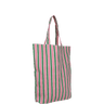 Kado Design - Gestreifte Tragetasche | light fuchsia + grass green + blood orange - ROSA ECK Concept Store