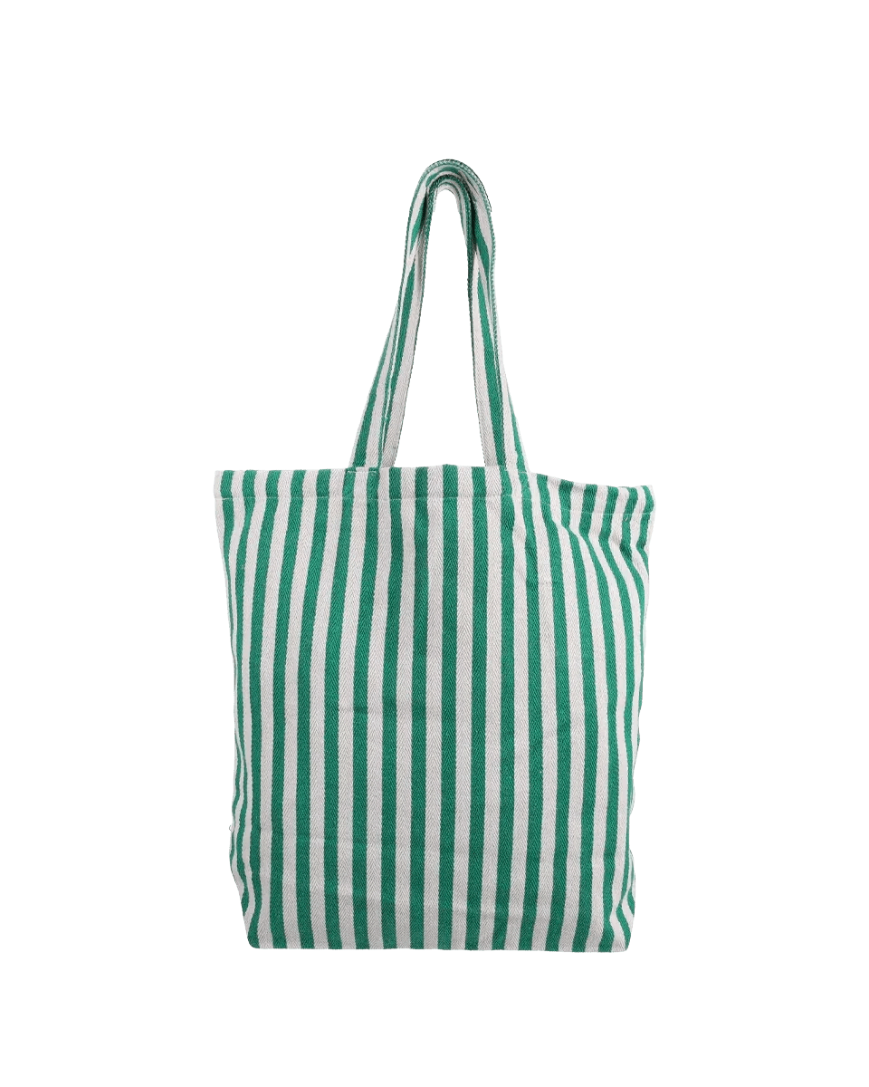 Kado Design - Gestreifte Tragetasche Natur | grass - ROSA ECK Concept Store