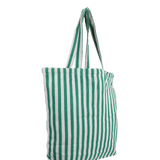 Kado Design - Gestreifte Tragetasche Natur | grass - ROSA ECK Concept Store