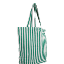 Kado Design - Gestreifte Tragetasche Natur | grass - ROSA ECK Concept Store