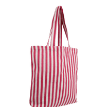 Kado Design - Gestreifte Tragetasche Natur | pink - ROSA ECK Concept Store