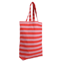 Kado Design - Gestreifte Tragetasche | poppy red + litchi - ROSA ECK Concept Store