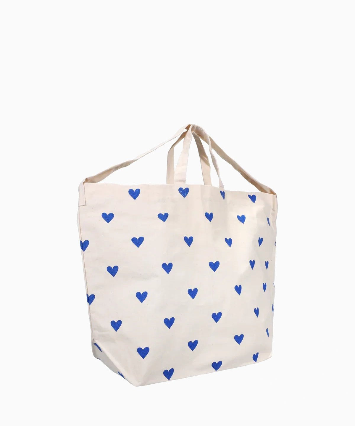 Kado Design - Große Tragetasche • Herzen Blau - Tasche - ROSA ECK