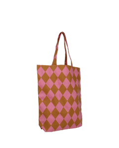 Kado Design - Karierte Tragetasche | diamond rose + seaweed - ROSA ECK Concept Store