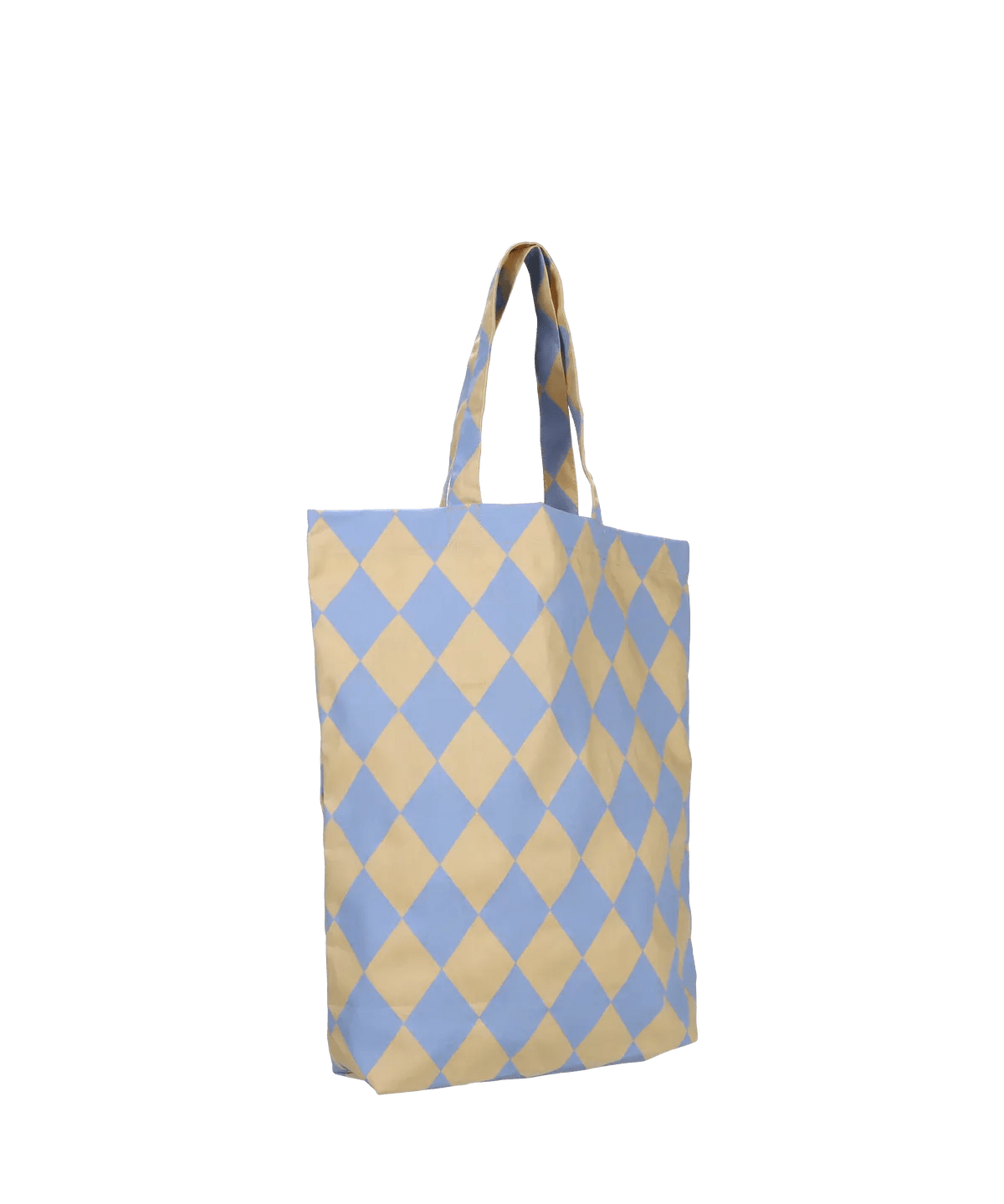 Kado Design - Karierte Tragetasche | diamond vanille + ice - ROSA ECK Concept Store