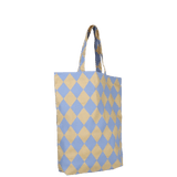 Kado Design - Karierte Tragetasche | diamond vanille + ice - ROSA ECK Concept Store