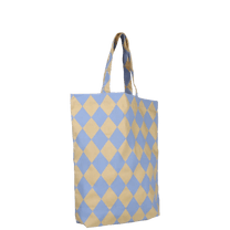 Kado Design - Karierte Tragetasche | diamond vanille + ice - ROSA ECK Concept Store