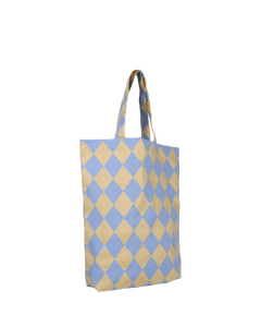 Kado Design - Karierte Tragetasche | diamond vanille + ice - ROSA ECK Concept Store