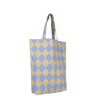 Kado Design - Karierte Tragetasche | diamond vanille + ice - ROSA ECK Concept Store