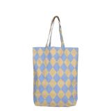 Kado Design - Karierte Tragetasche | diamond vanille + ice - ROSA ECK Concept Store