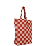 Kado Design - Karierte Tragetasche | ginger + faded pink - ROSA ECK Concept Store