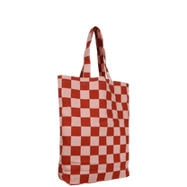 Kado Design - Karierte Tragetasche | ginger + faded pink - ROSA ECK Concept Store