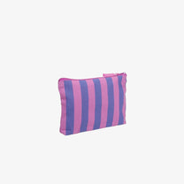 Kado Design - Kosmetiktasche aus Baumwolle • Lila/Blau gestreift - ROSA ECK