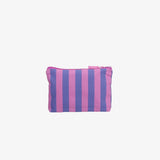 Kado Design - Kosmetiktasche aus Baumwolle • Lila/Blau gestreift - ROSA ECK