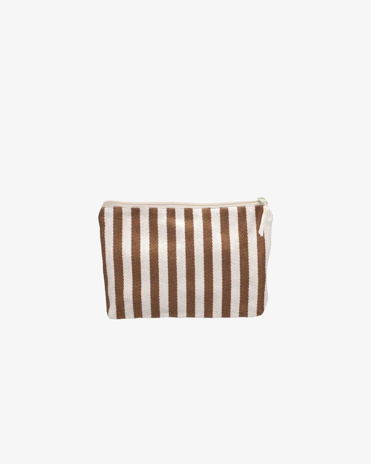 Kado Design - Kosmetiktasche • Natur Streifen Braun - ROSA ECK