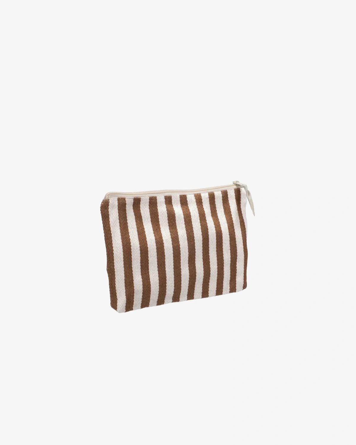 Kado Design - Kosmetiktasche • Natur Streifen Braun - ROSA ECK