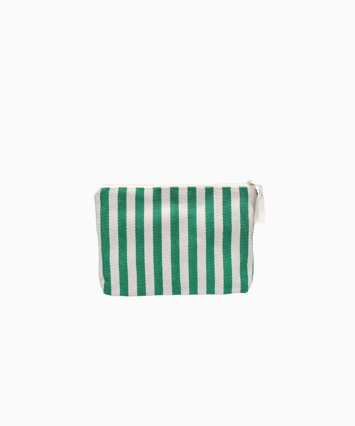 Kado Design - Kosmetiktasche Natur • Streifen Grün - Kulturbeutel - ROSA ECK