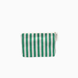 Kado Design - Kosmetiktasche Natur • Streifen Grün - Kulturbeutel - ROSA ECK