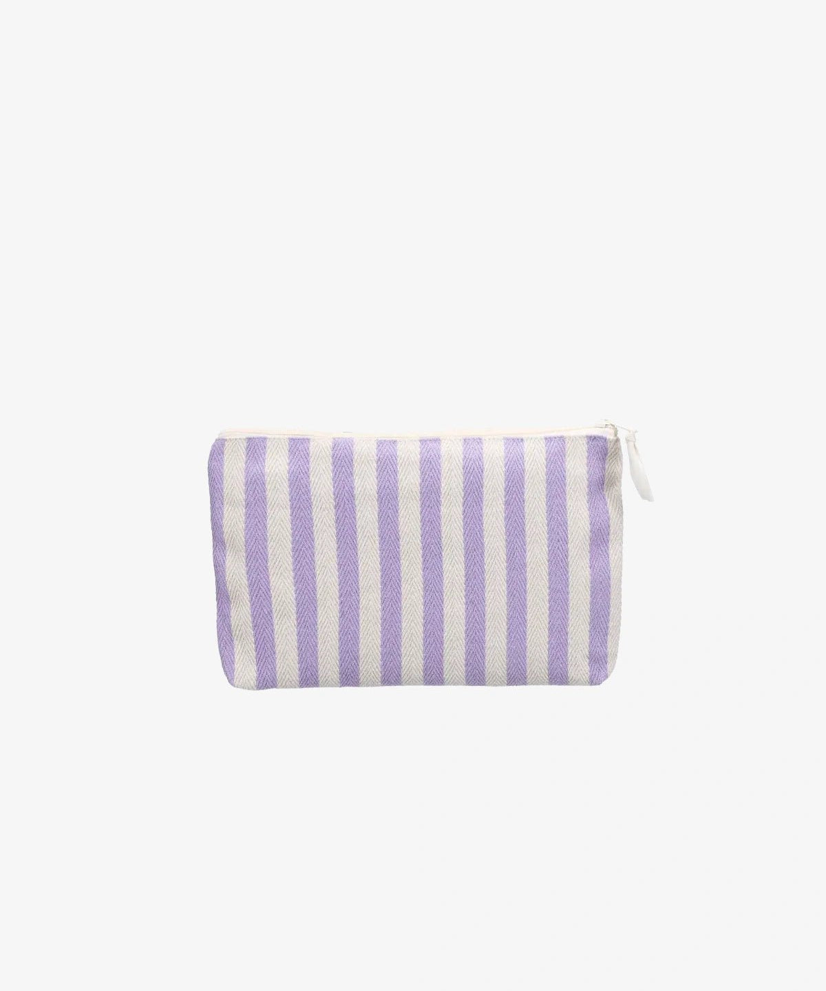 Kado Design - Kosmetiktasche • Natur Streifen Lila - ROSA ECK