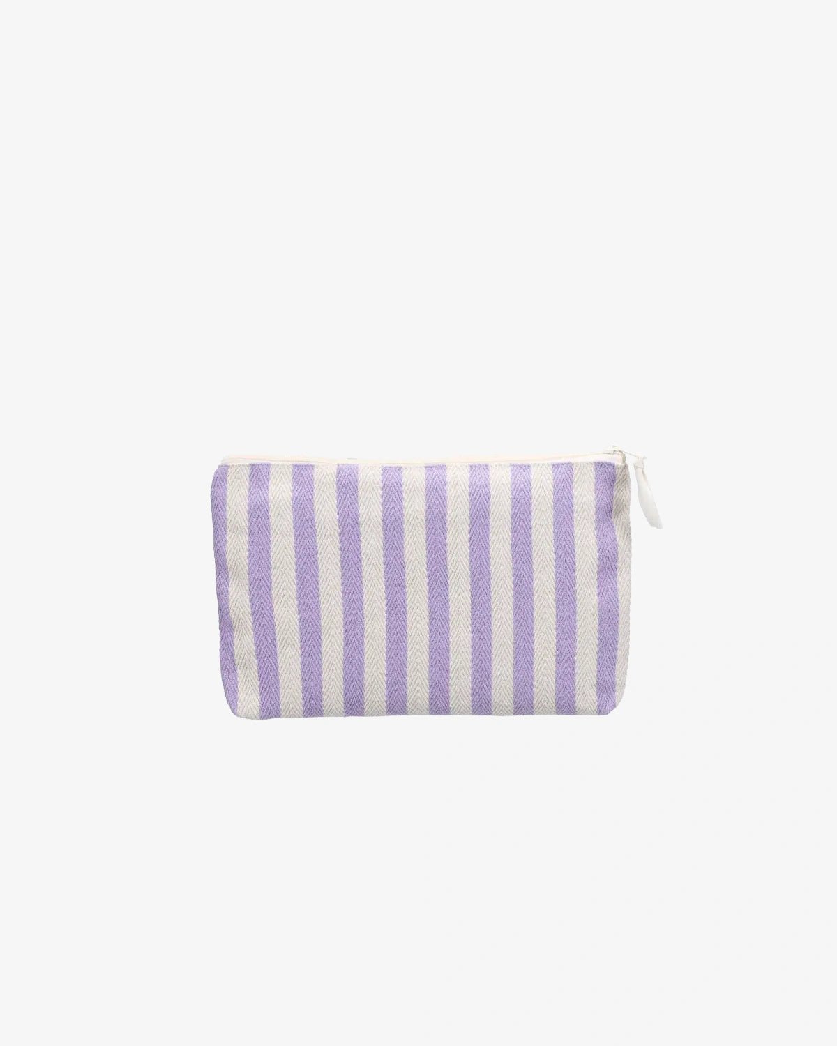 Kado Design - Kosmetiktasche • Natur Streifen Lila - ROSA ECK