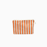 Kado Design - Kosmetiktasche Natur • Streifen Orange - Kulturbeutel - ROSA ECK