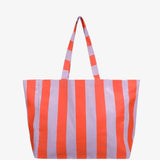Kado Design - Strandtasche • Orange/Flieder gestreift - ROSA ECK