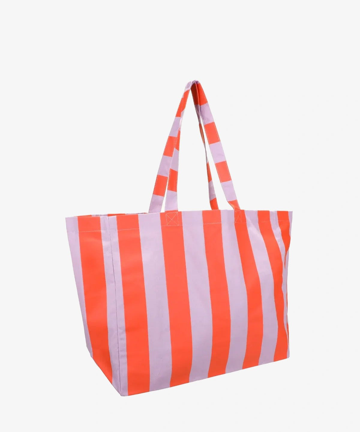 Kado Design - Strandtasche • Orange/Flieder gestreift - ROSA ECK