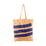 Kado Design - Tragetasche aus Baumwolle • Aprikose/Blau kariert - Tasche - ROSA ECK Concept Store
