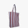 Kado Design - Tragetasche aus Baumwolle • Hellblau + Braun - ROSA ECK