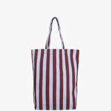 Kado Design - Tragetasche aus Baumwolle • Hellblau + Braun - ROSA ECK