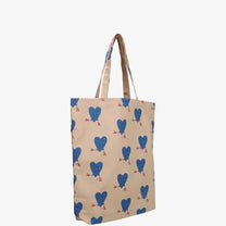 Kado Design - Tragetasche aus Baumwolle • Herzen (Marii Sore) - ROSA ECK